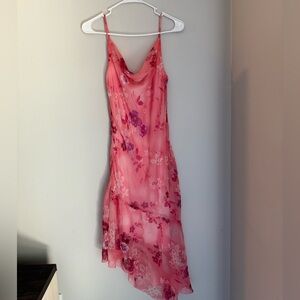 Vintage 90’s Floral Pink Dress